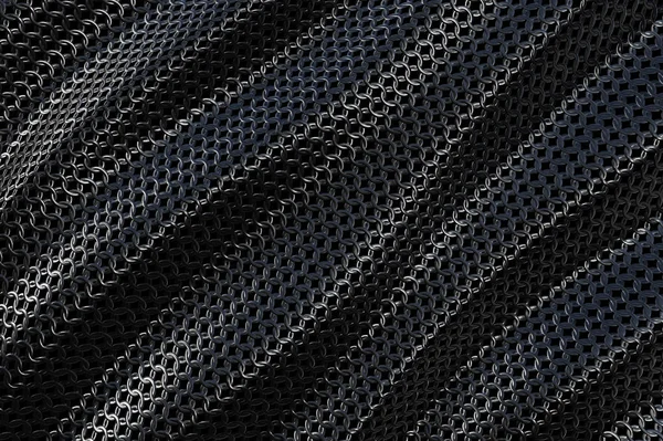 Dark metallic chain armor abstract soft background