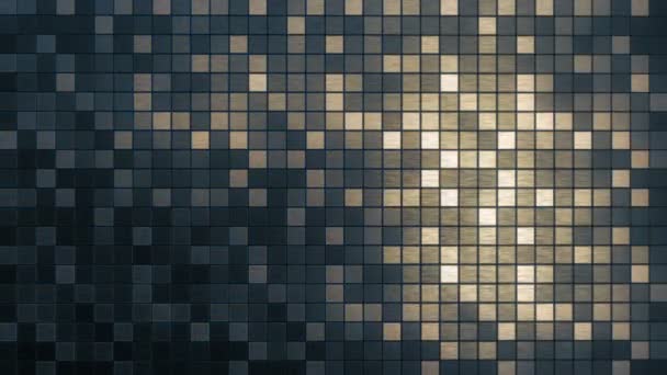 モザイク正方形パターン背景ループ — ストック動画