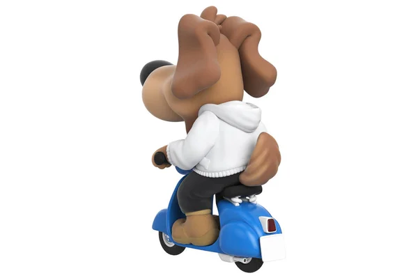 Cartoon dog character — Stock Photo, Image