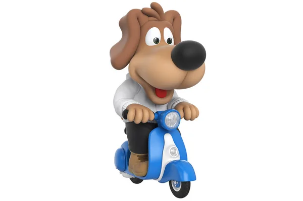 Cartoon puppy character — Stock Photo, Image