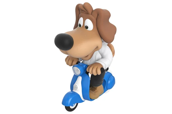 Cartoon cute dog — Stock Photo, Image