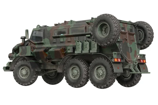 Vrachtwagen militair vervoer — Stockfoto
