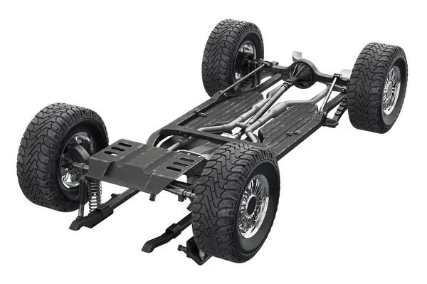 Chassis frame auto undercarriage — Stock Photo, Image
