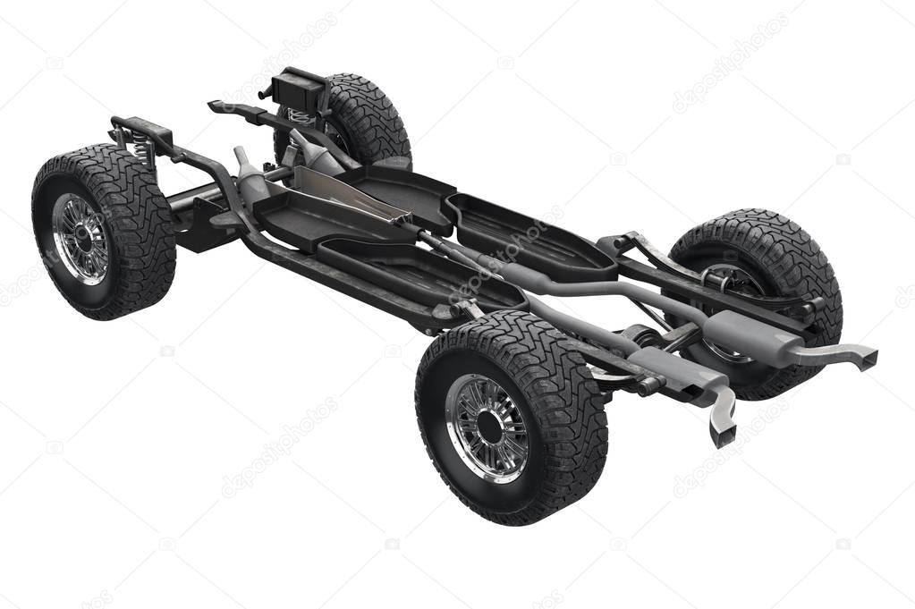 Chassis frame suspension