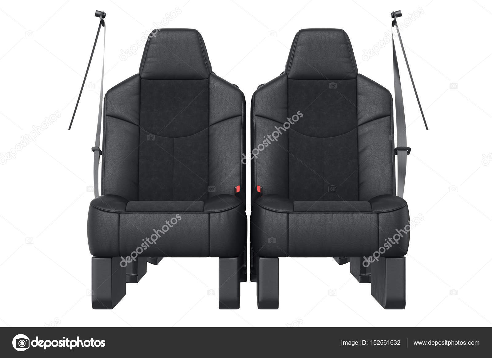 front view car seat