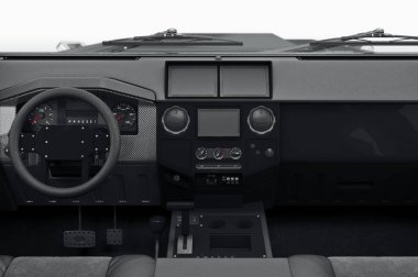 Arabanın iç gösterge paneli