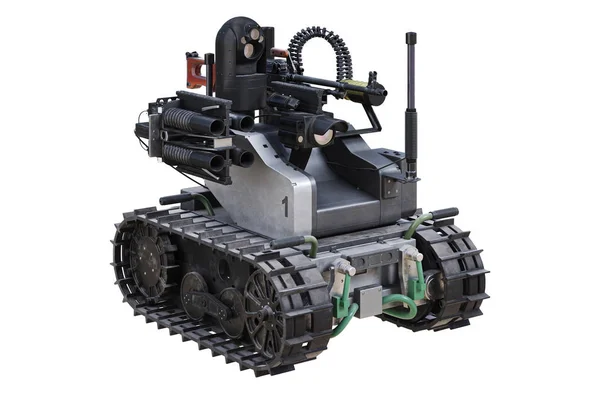 Militaire robot tank — Stockfoto