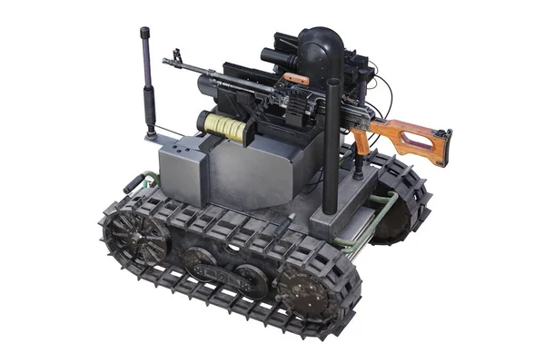Military robot weapon — Stock Photo, Image