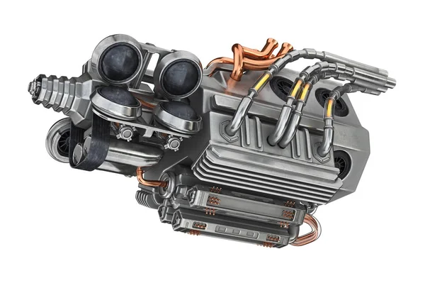 Sci-Fi futuristische motor — Stockfoto