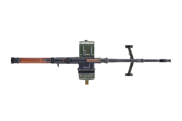 Machine gun, bovenaanzicht — Stockfoto