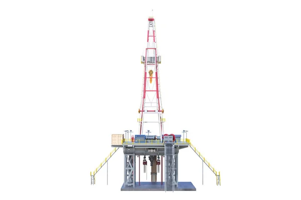 Land rig industry, side view — Stock Photo © ARTYuSTUDIO #188397408