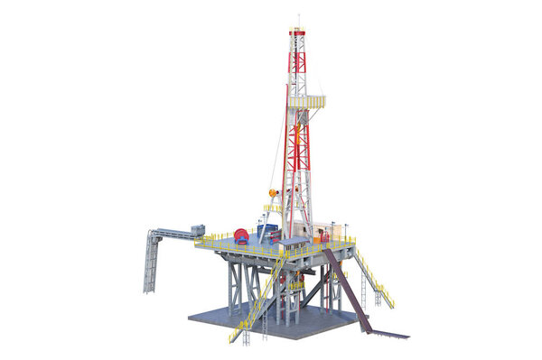 Land rig production gas