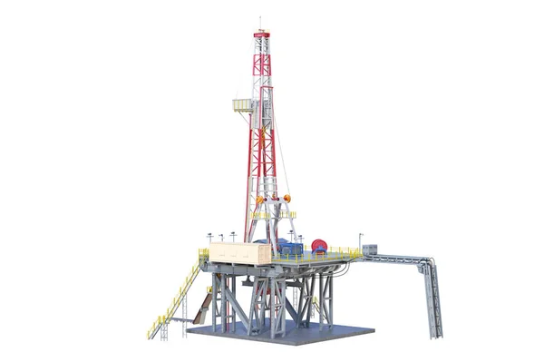 Tuig platform olieproductie — Stockfoto