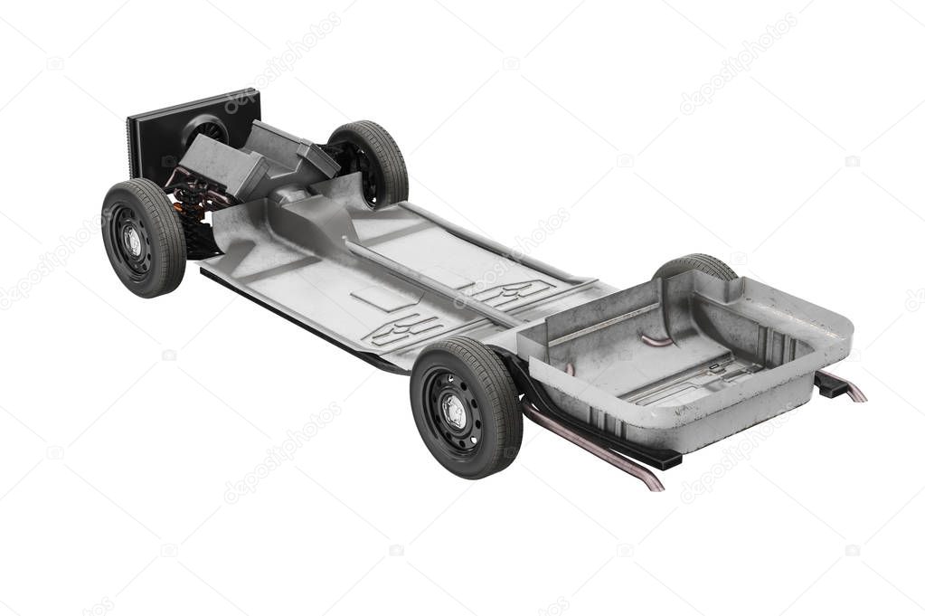 Chassis frame car