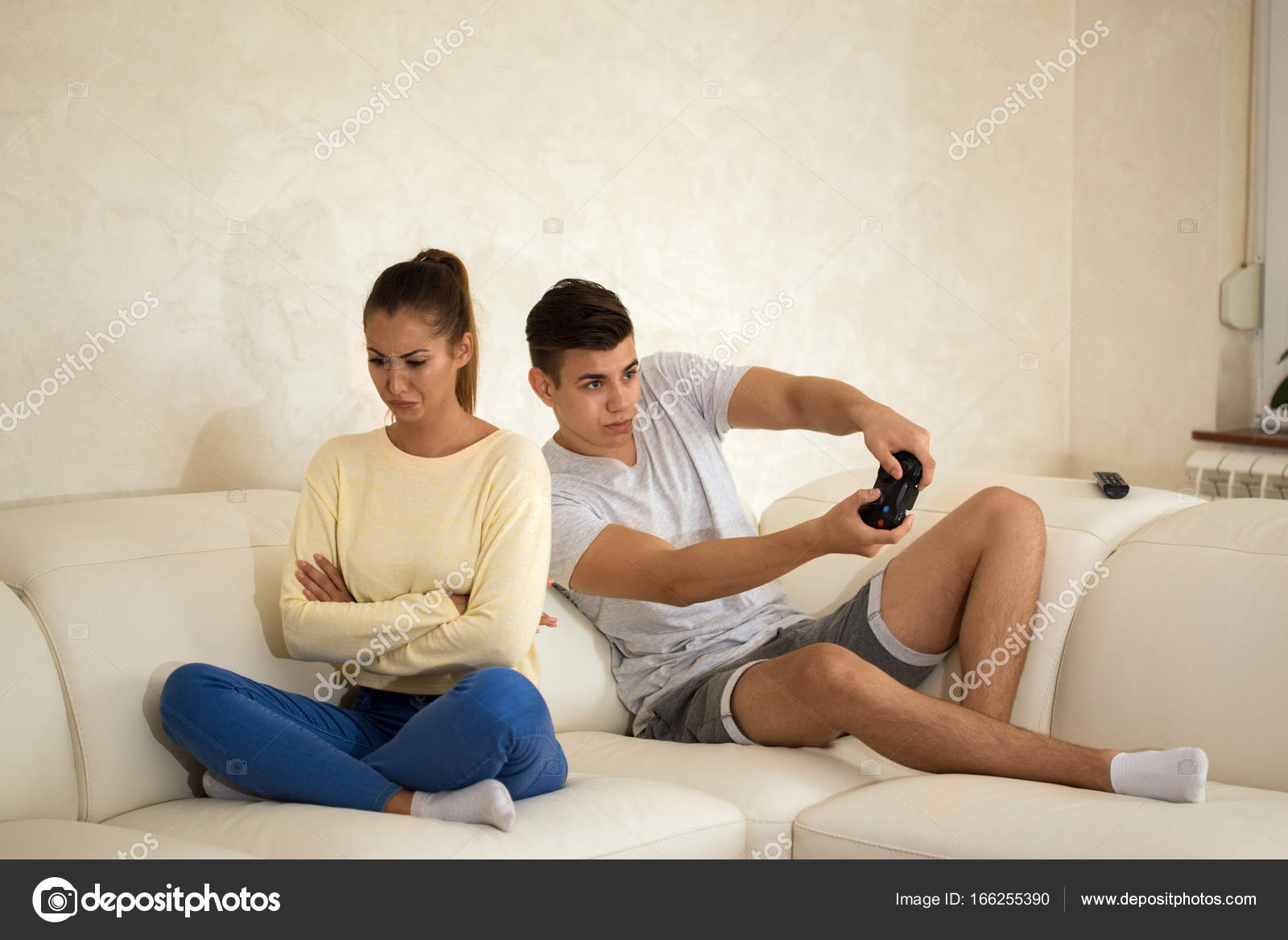 girl and boy playing video games