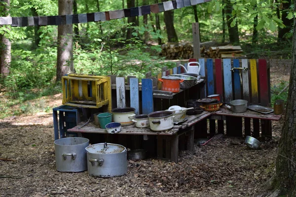 Ormanda bir oyun mutfağı