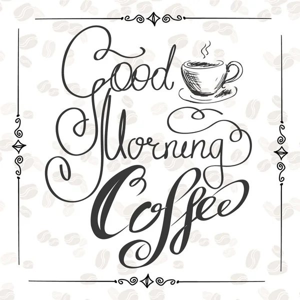 Good morning and a cup of coffee Stock Vector Image by ©naum100 132652500