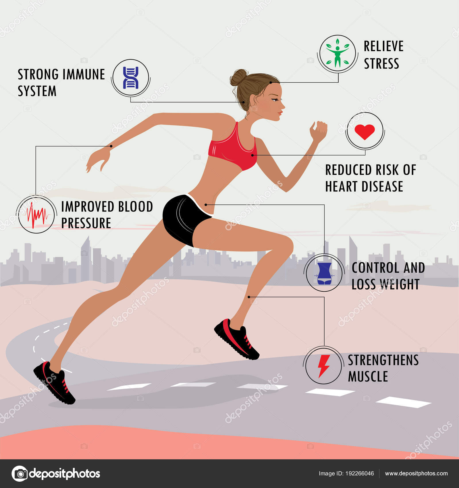 Correr beneficios para la salud
