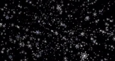 Kar Parçacıkları. Geçmişi. Kış arkaplanı.