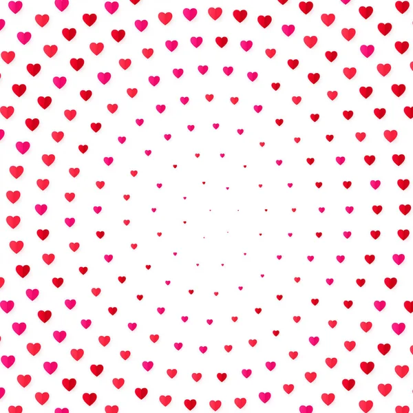 Coração meio-tom fundo de cor. Dia dos Namorados e casamento cartão de convite, romance e amor. Ilustração vetorial — Vetor de Stock