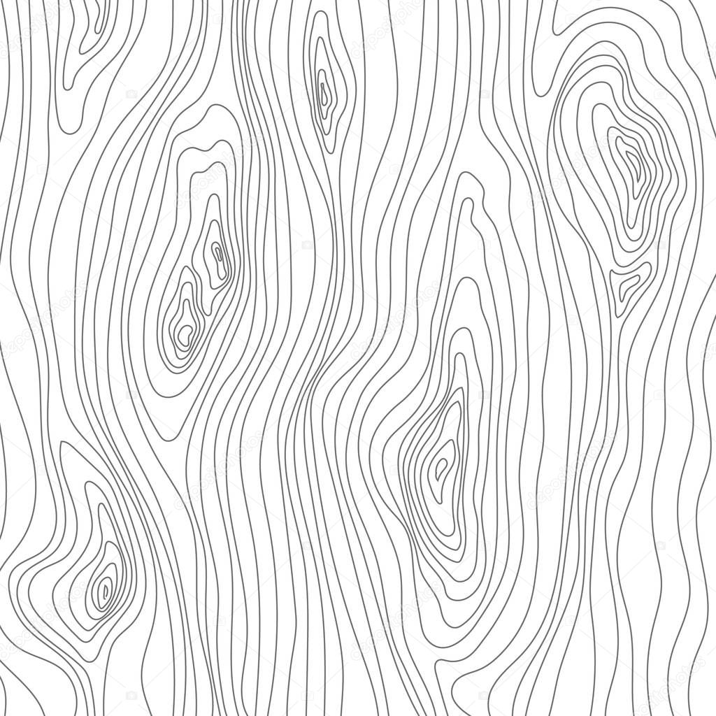 Wood Texture Sketch. Grain cover surface. Wooden fibers. Vector background