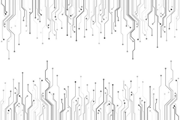 Circuit board structure. Hardware communication concept. Science and technology design. Vector illustration — 스톡 벡터