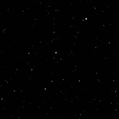 Evrenin Sonsuzluğu. Karanlık gece gökyüzü. Parlak yıldızlı uzay. Vektör illüstrasyonu