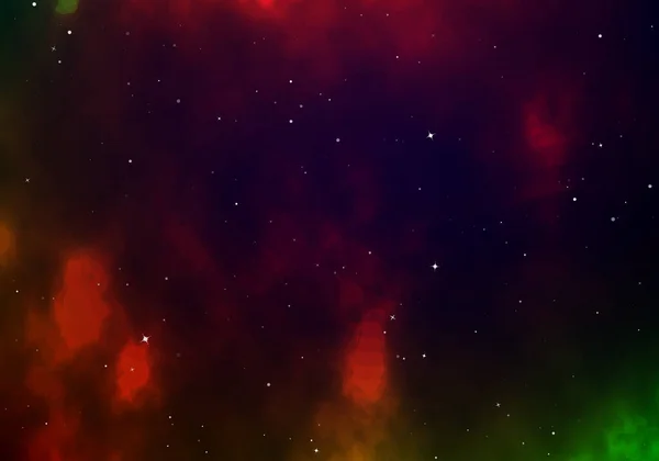 Fondo Color Cielo Estrellado Nebulosa Espacial Infinity Universe Cielo Oscuro — Vector de stock