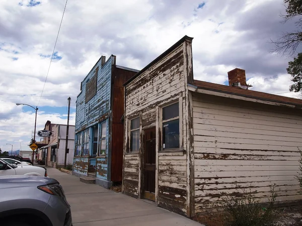 Stare sklepy w Mcgill Nevada — Zdjęcie stockowe