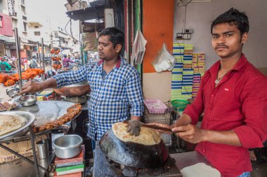 Lucknow, Hindistan - 3 Şubat 2017: Lucknow, Uttar Pradesh Eyaleti, Hindistan