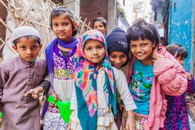 Lucknow, Hindistan - 3 Şubat 2017: Lucknow, Uttar Pradesh Eyaleti, Hindistan