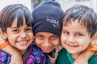 Lucknow, Hindistan - 3 Şubat 2017: Lucknow, Uttar Pradesh Eyaleti, Hindistan
