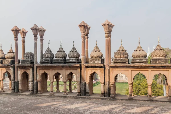 Barandilla Decorativa Bara Imambara Lucknow Estado Uttar Pradesh India — Foto de Stock