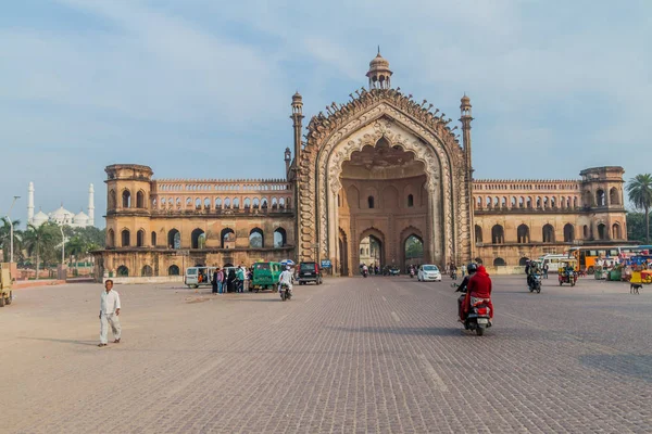 Lucknow India Лютого 2017 Rumi Darwaza Gate Lucknow Uttar Pradesh — стокове фото