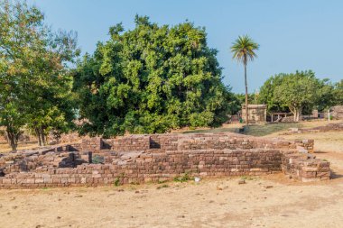 Sanchi 'nin Budist kalıntıları, Madhya Pradesh, Hindistan