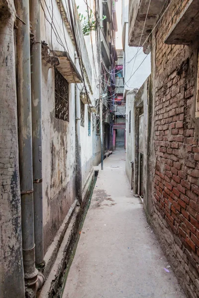 Very Narrow Alley Old Dhaka Bangladesh — Stock Photo, Image