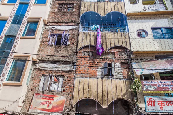Bhopal Indie Lutego 2017 Budynki Mieszkalne Niskiej Jakości Bhopal Stan — Zdjęcie stockowe