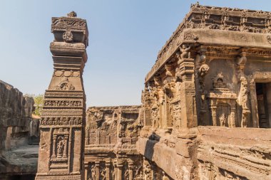 Kailasa Tapınağı Ellora, Maharasthra Eyaleti, Hindistan