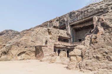 Ellora 'da oyulmuş mağaralar, Maharasthra Eyaleti, Hindistan
