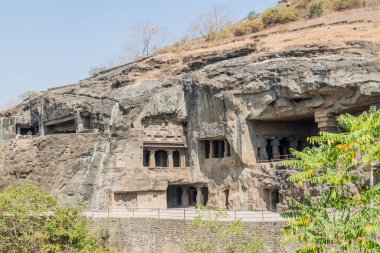 Ellora 'da oyulmuş mağaralar, Maharasthra Eyaleti, Hindistan