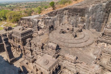 Kailasa Tapınağı Ellora, Maharasthra Eyaleti, Hindistan