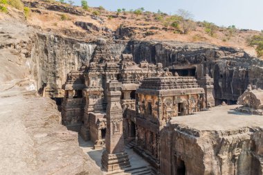 Kailasa Tapınağı Ellora, Maharasthra Eyaleti, Hindistan