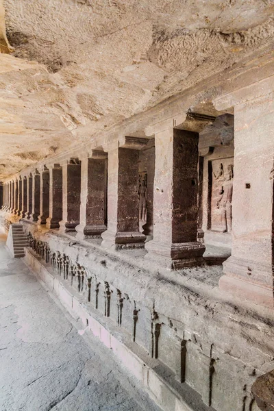 Arcos Templo Kailasa Ellora Estado Maharasthra India — Foto de Stock