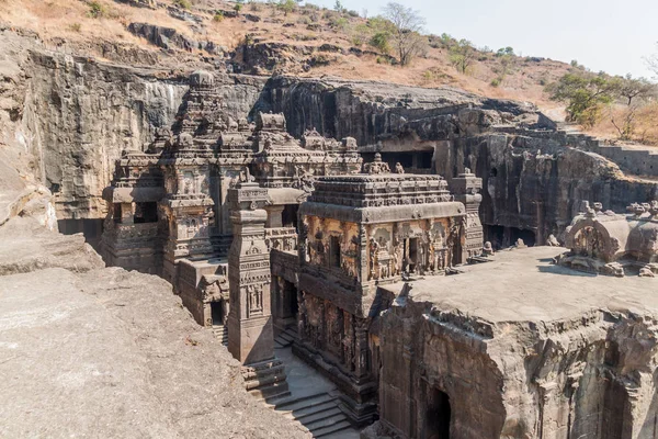 Ναός Kailasa Στην Ellora Πολιτεία Maharastra Ινδία — Φωτογραφία Αρχείου