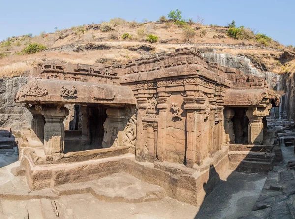 Świątynia Jain Chhota Kailasa Ellora Stan Maharasthra Indie — Zdjęcie stockowe