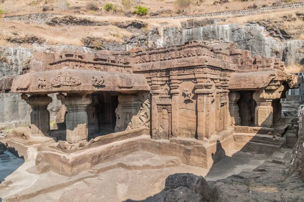 Templo Jain Chhota Kailasa Ellora Estado Maharasthra India —  Fotos de Stock