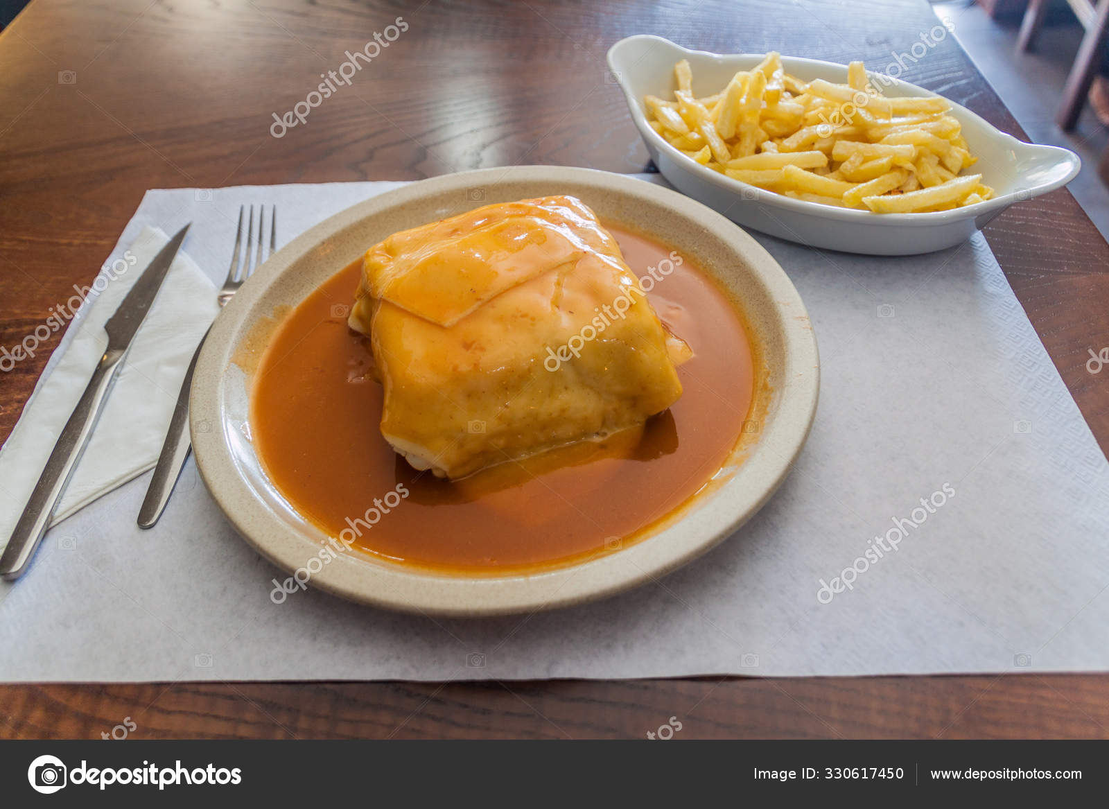 Francesinha Traditional Sandwich Originally Porto Portugal Stock Photo Image By C Mathes 330617450