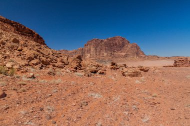 manzara, wadi rum çölün, jordan