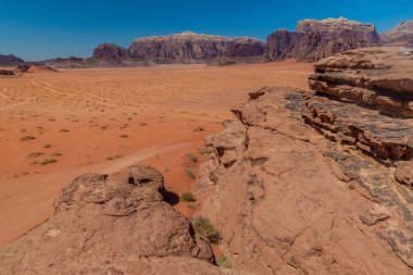 manzara, wadi rum çölün, jordan
