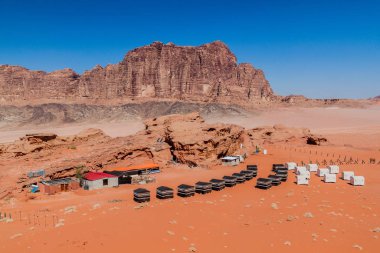 Wadi Rum çöl, Jordan Bedevi kampında